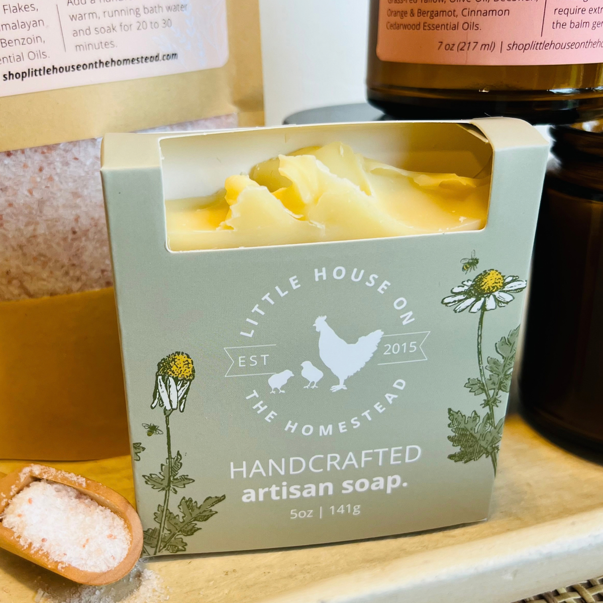 Autumn Orchard Artisan Soap – Grass-Fed Tallow Bar