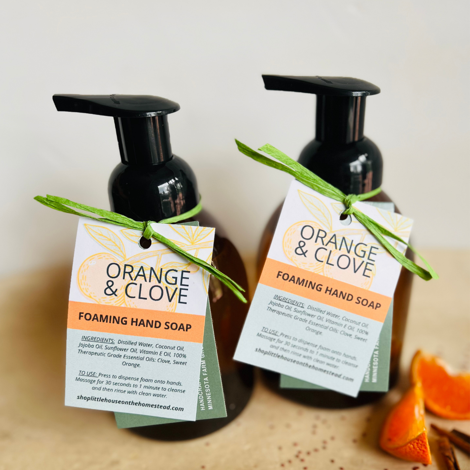 Orange & Clove Foaming Hand Soap – Fall Seasonal (17 oz)