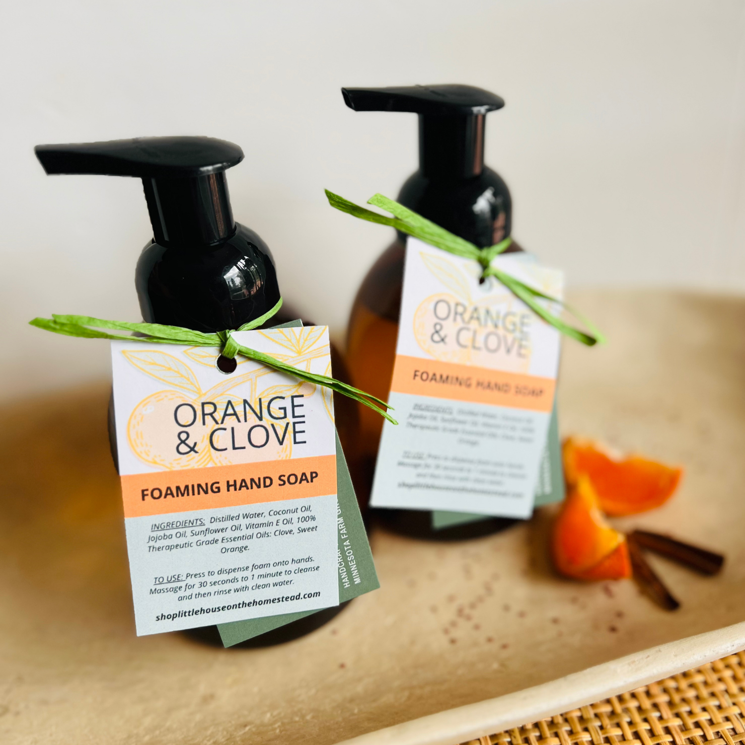 Orange & Clove Foaming Hand Soap – Fall Seasonal (17 oz)