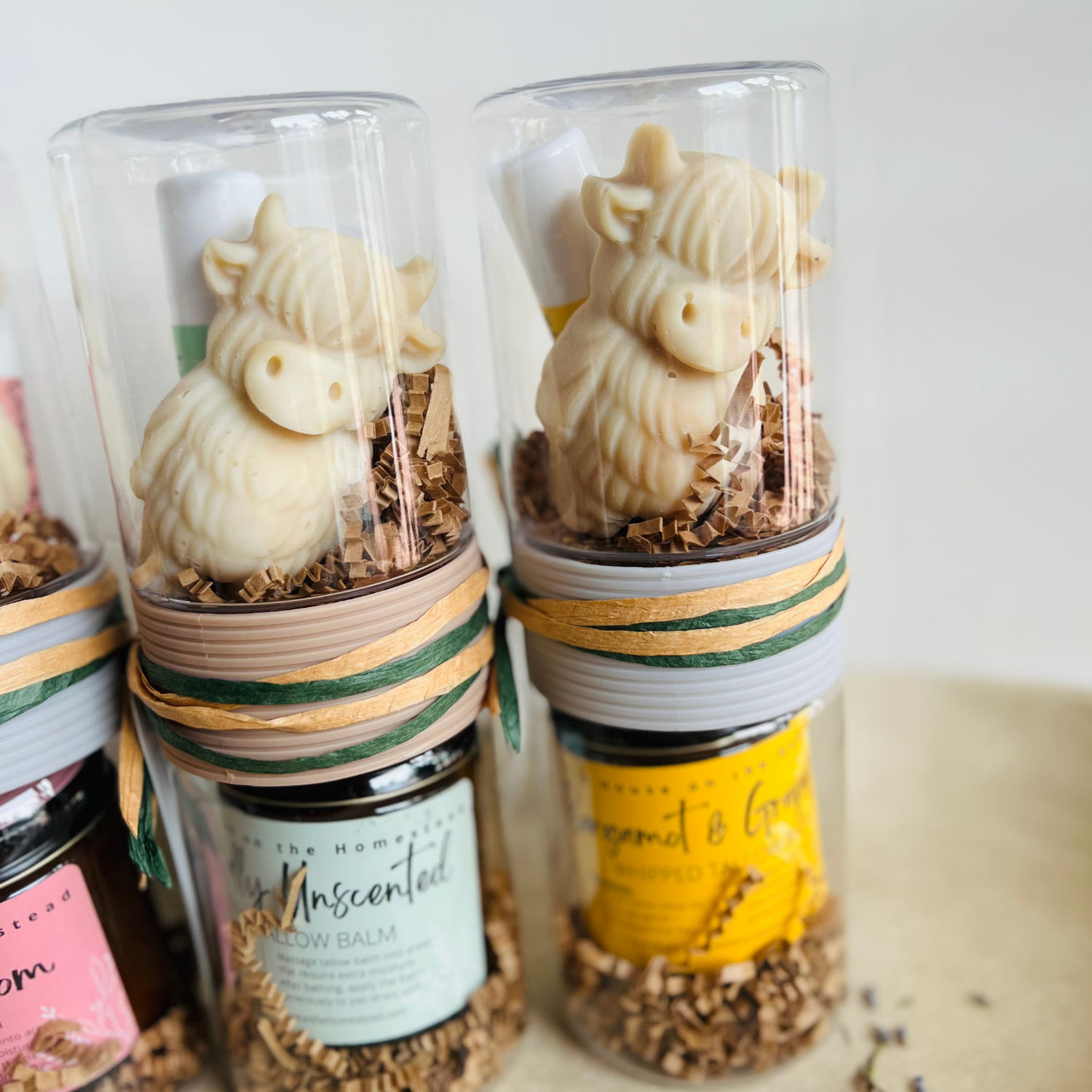 Tallow Highland Cow Gift Set – 4-Piece Tallow Skincare Set