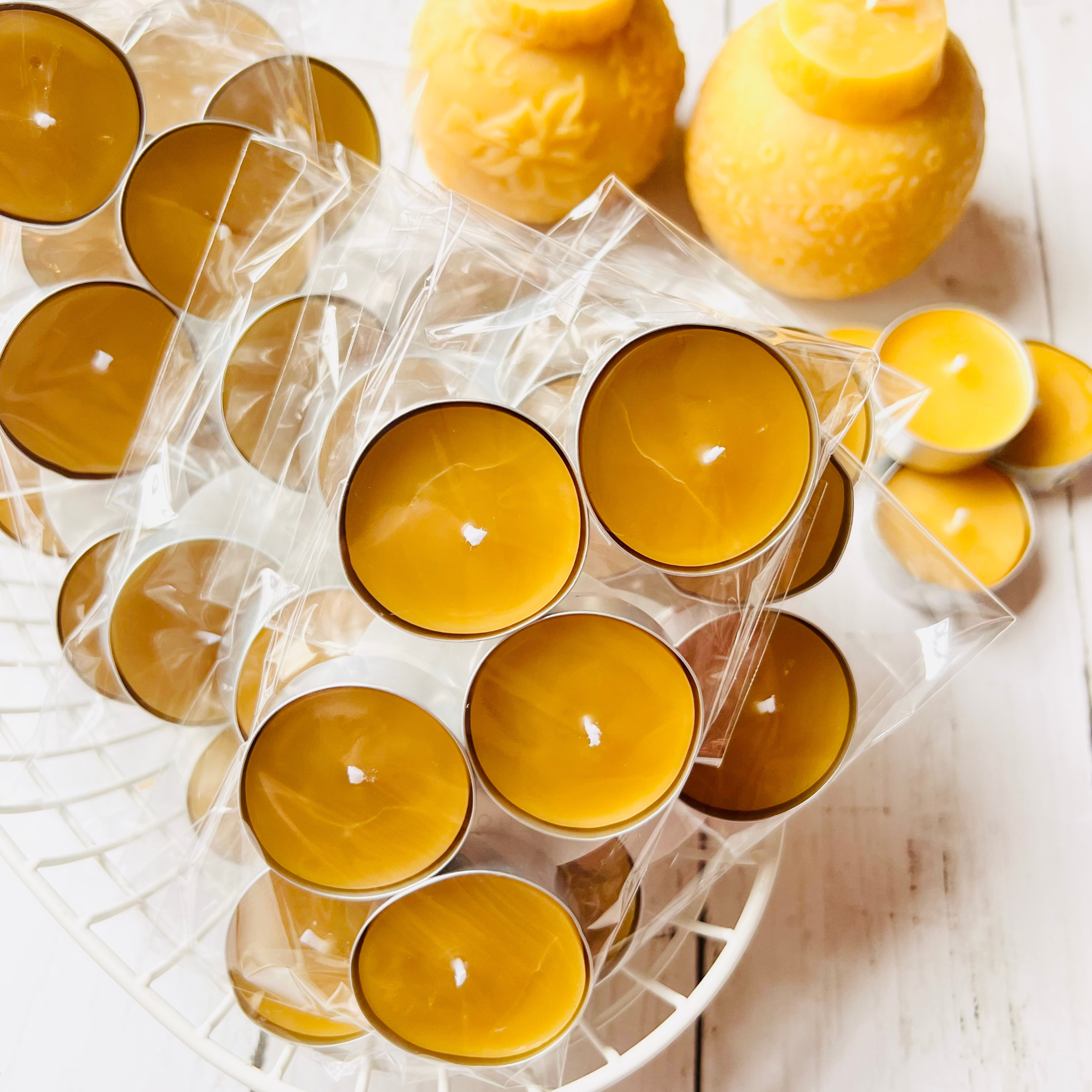 Beeswax Tea Light Candles