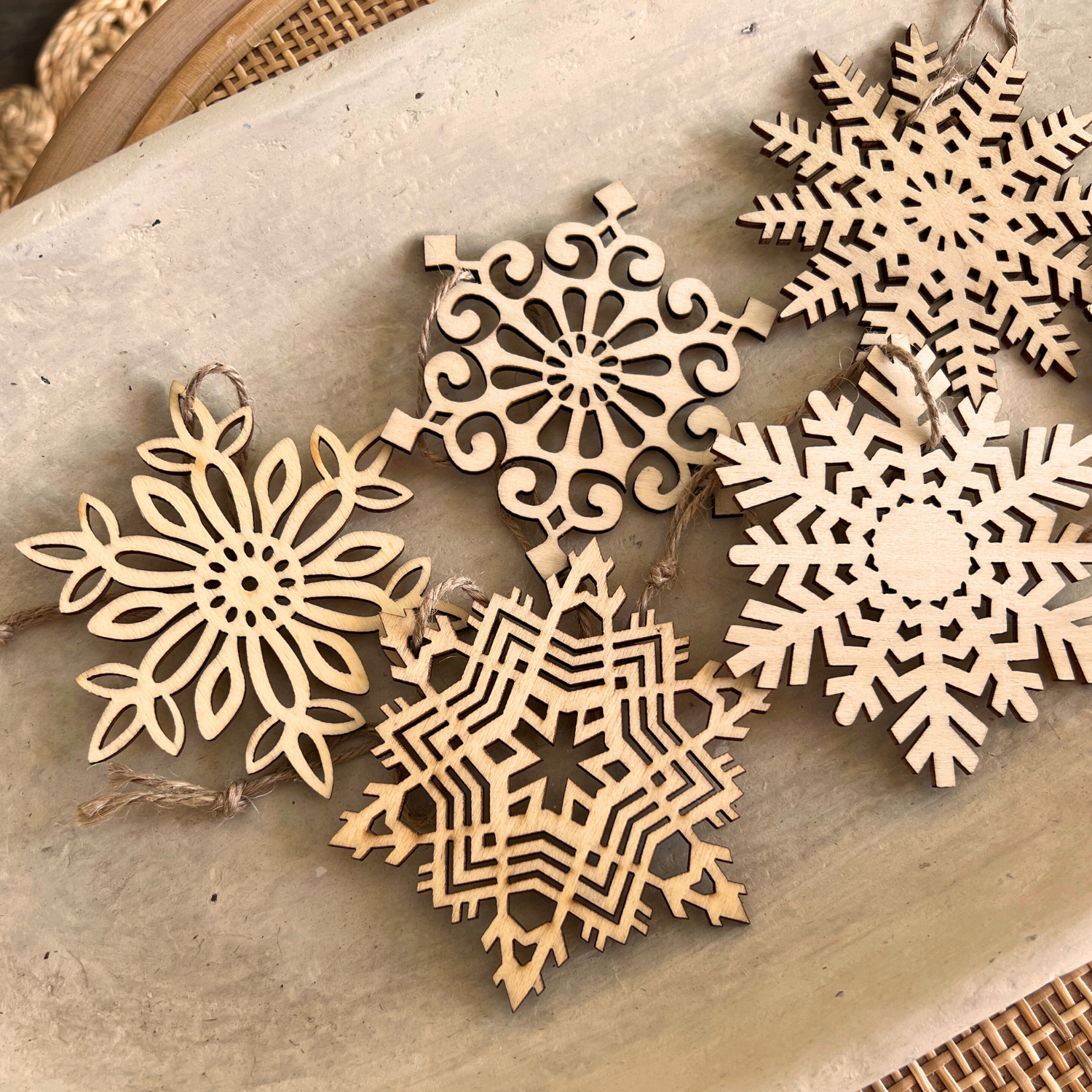 Boho Christmas Ornaments