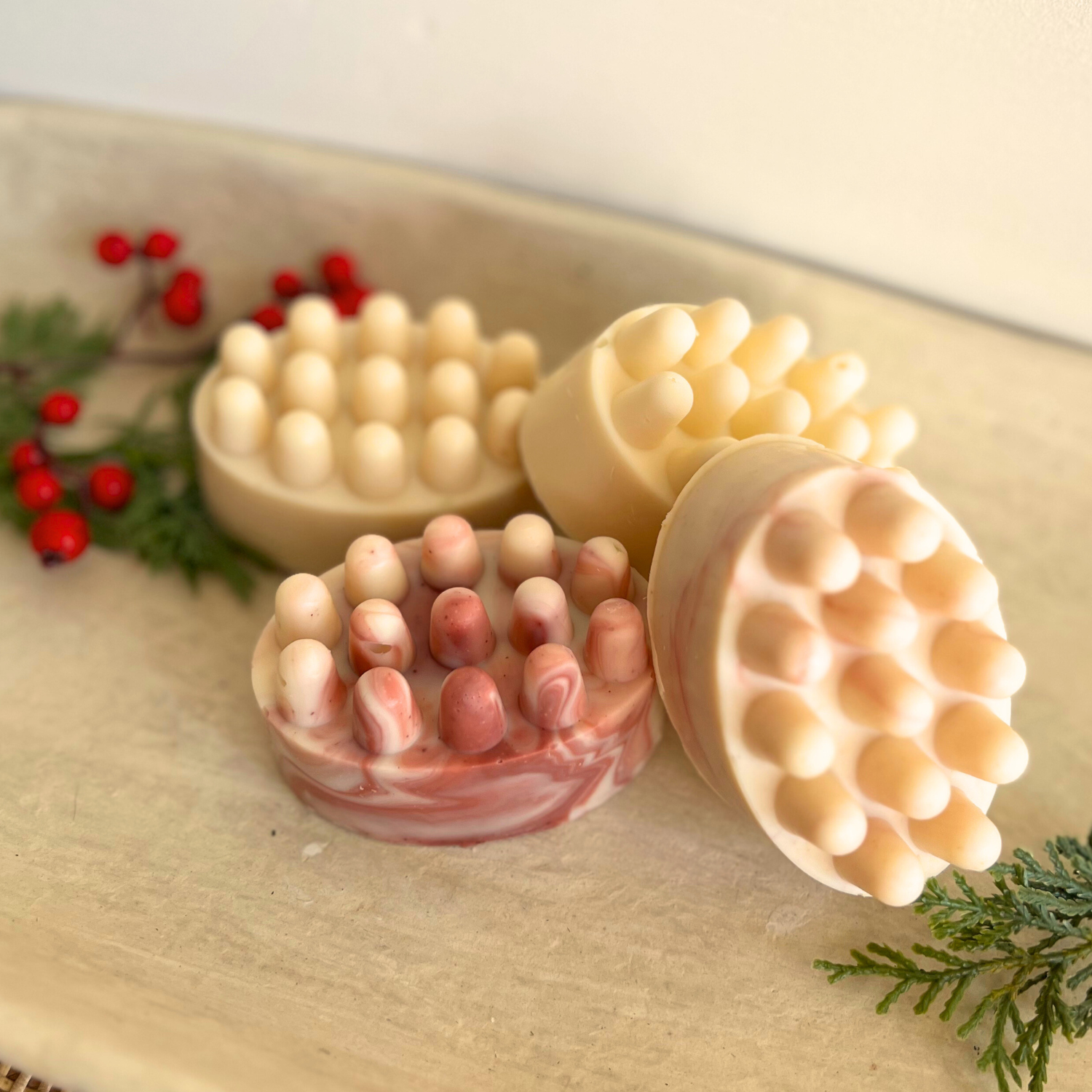 Holiday Massage Soap Bars