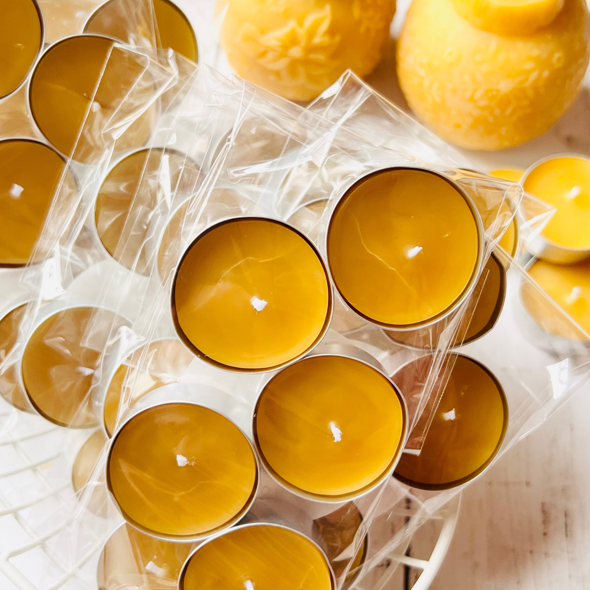 Beeswax Tea Light Candles