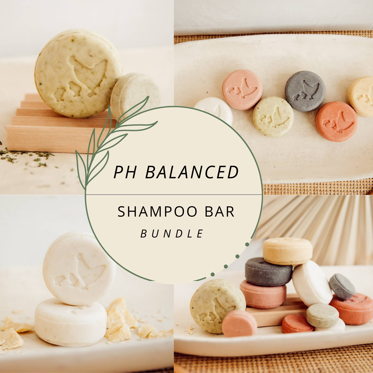 Shampoo Bar Bundle (4 Pack)