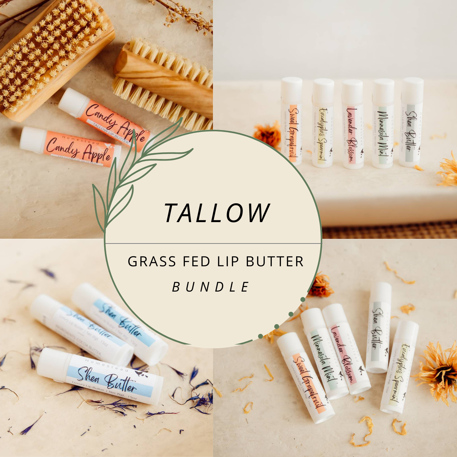 Tallow Lip Butter Bundle