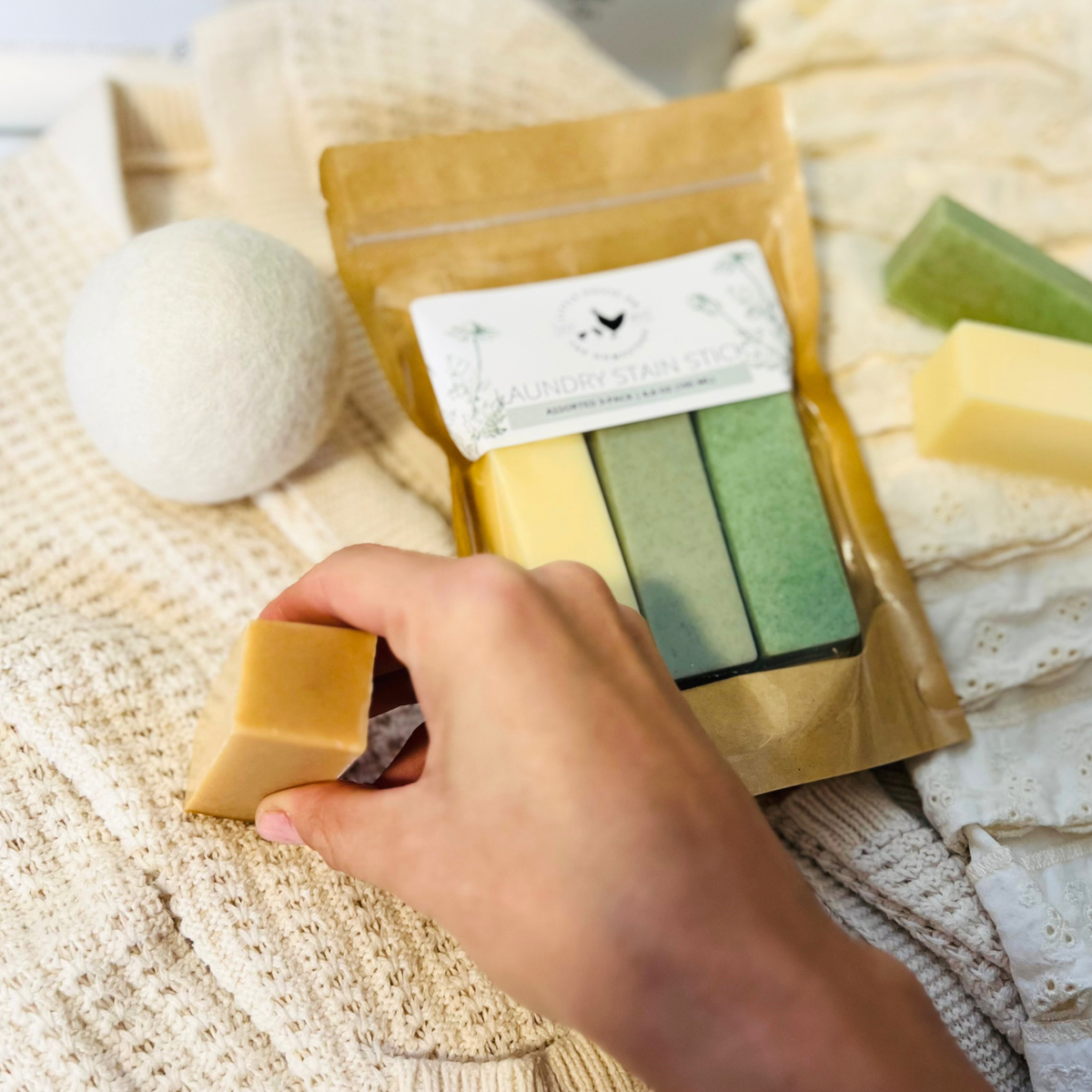 Laundry Stain Stick – Eco-Friendly Coconut & Tallow (2.2 oz)