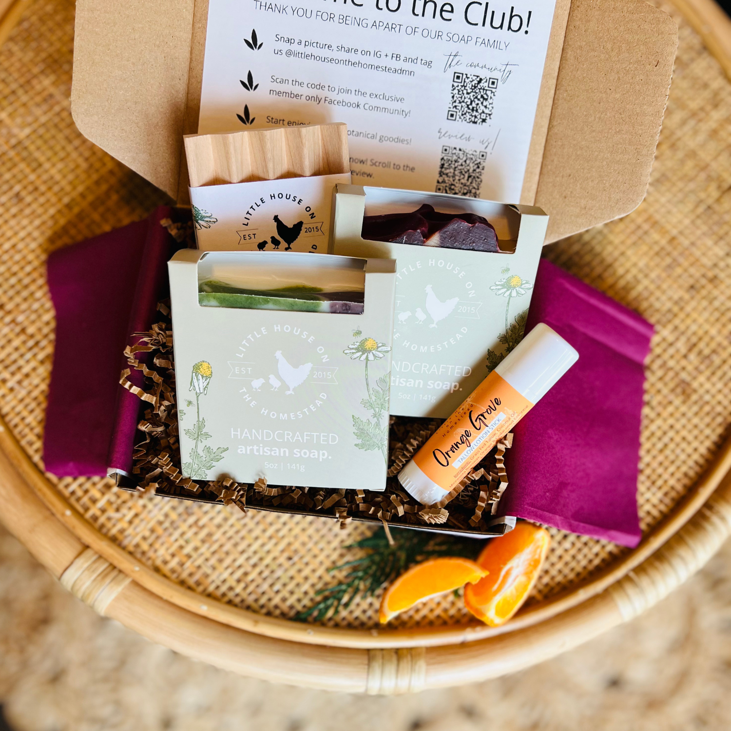 Botanical Soap Club Subscription