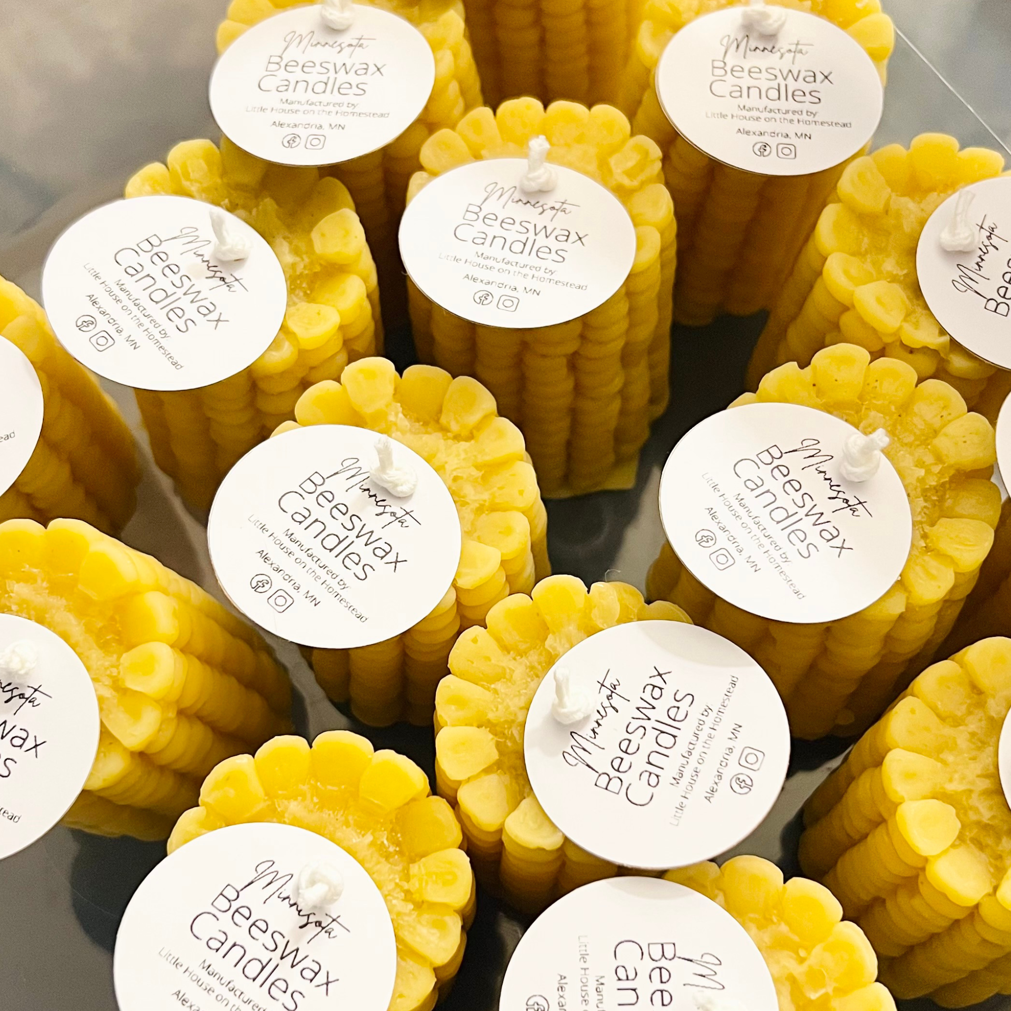 Corn Beeswax Candle