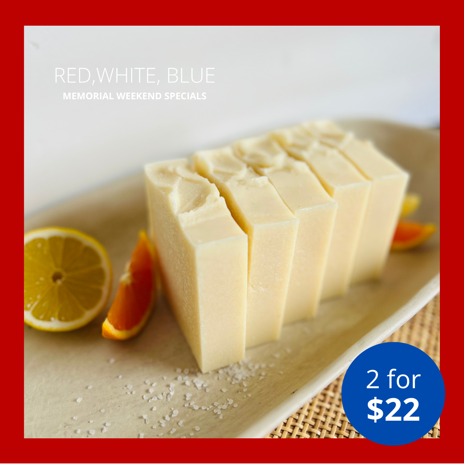 Citrus Sea Salt Artisan Soap