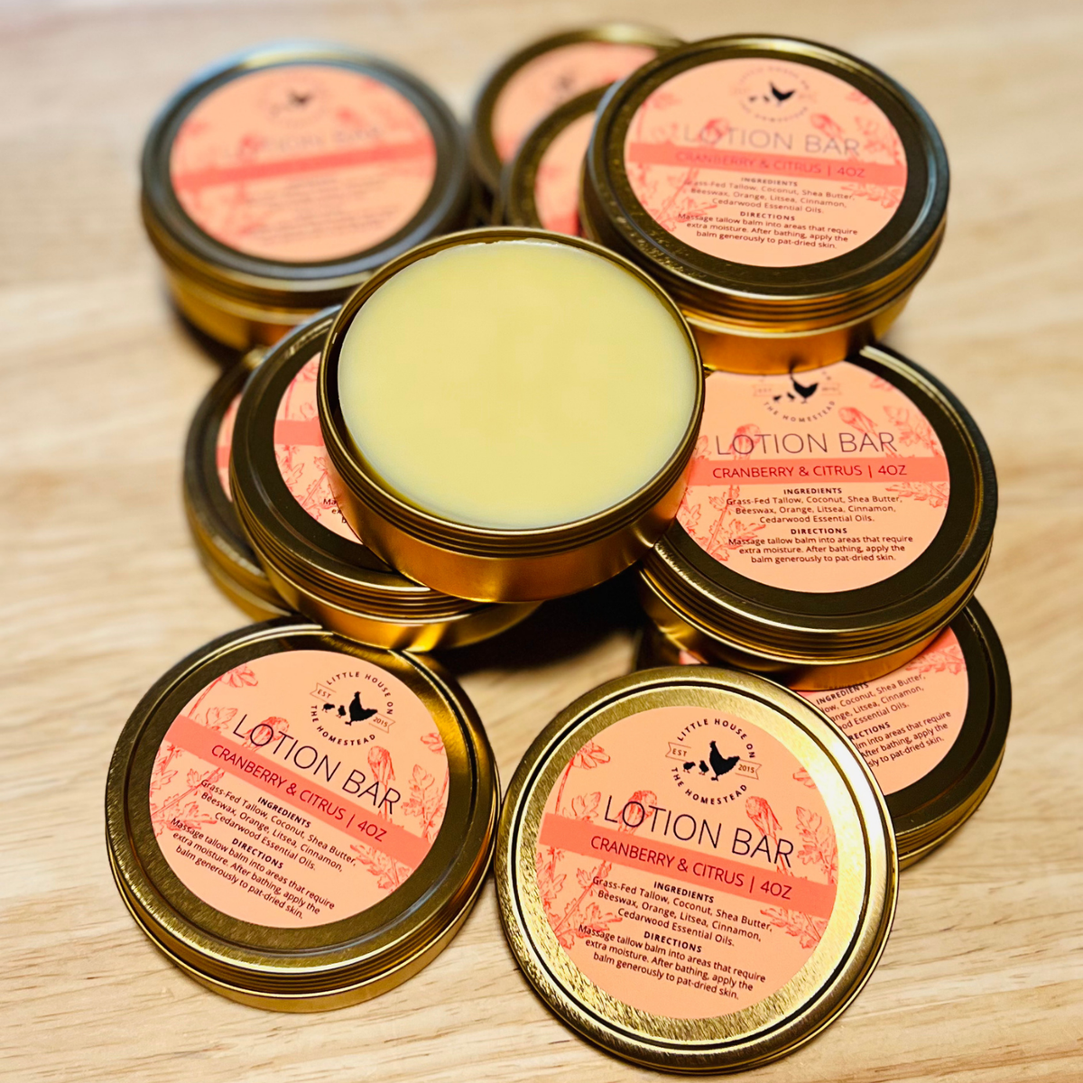 Tallow Lotion Bar – 5-Ingredient Moisture Bar (4 oz)