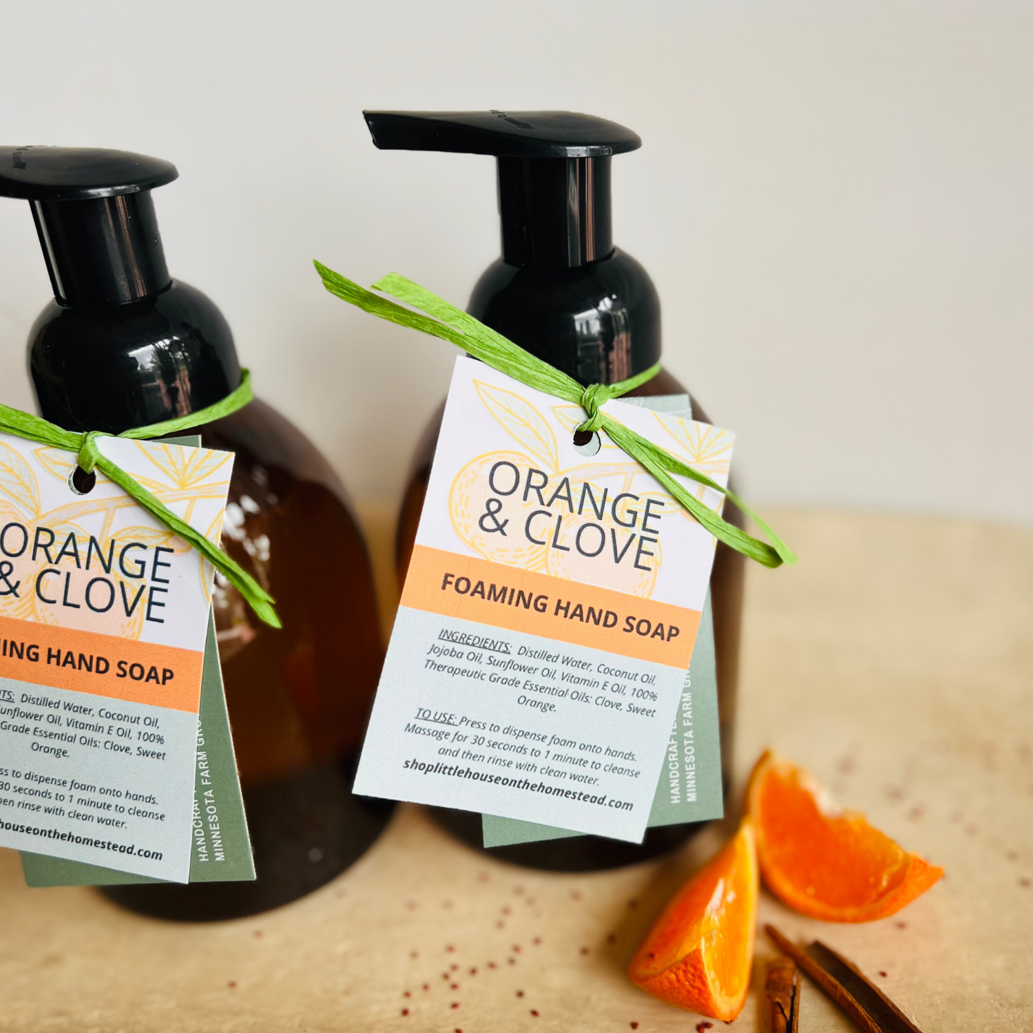 Orange & Clove Foaming Hand Soap – Fall Seasonal (17 oz)