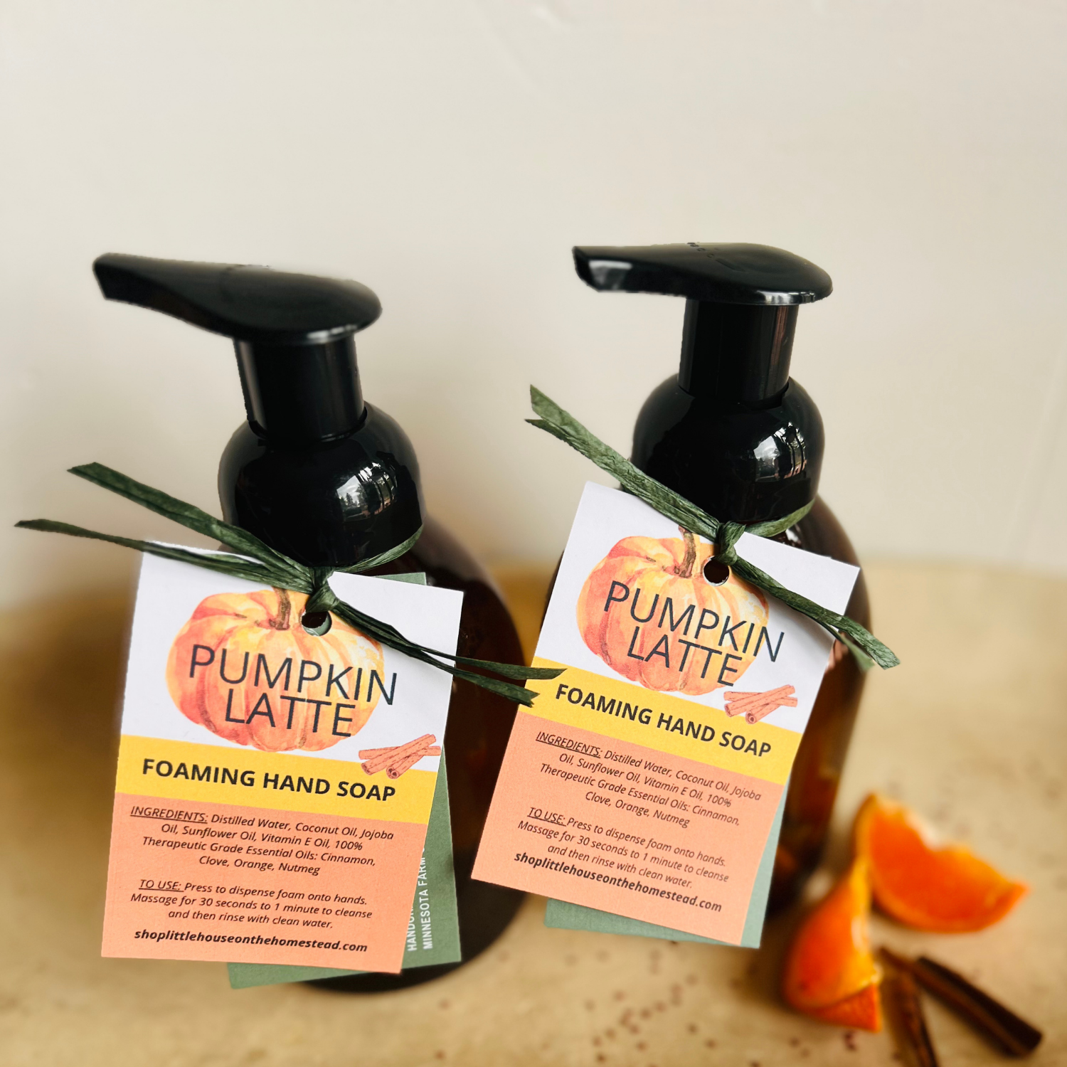 Pumpkin Latte Foaming Hand Soap – Fall Seasonal (17 oz)
