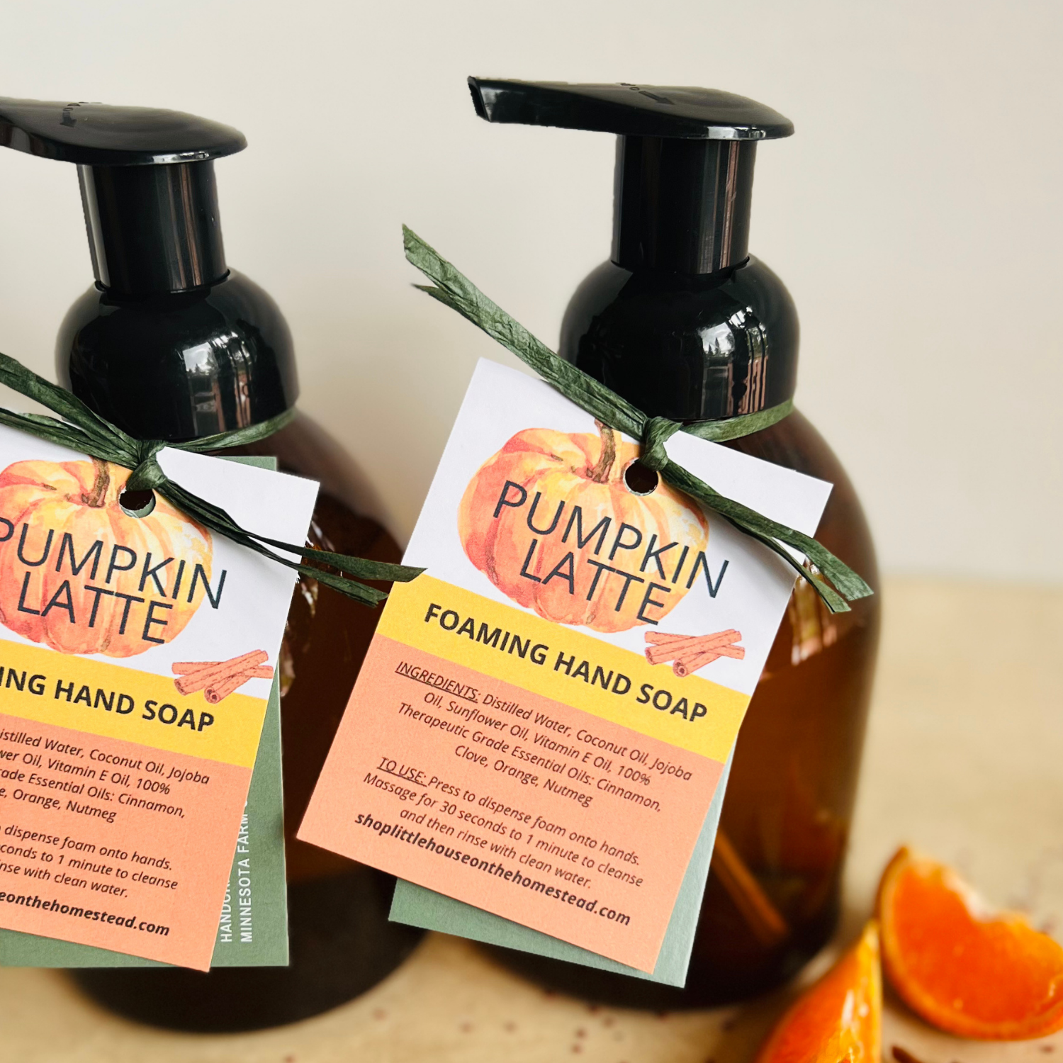Pumpkin Latte Foaming Hand Soap – Fall Seasonal (17 oz)