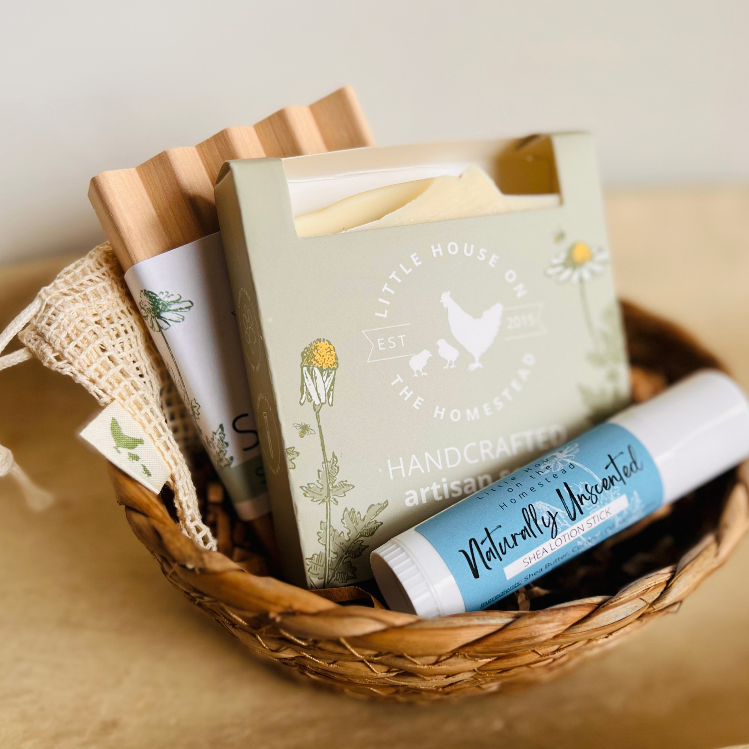 Shea Butter Bastille Soap & Lotion Stick Gift Set