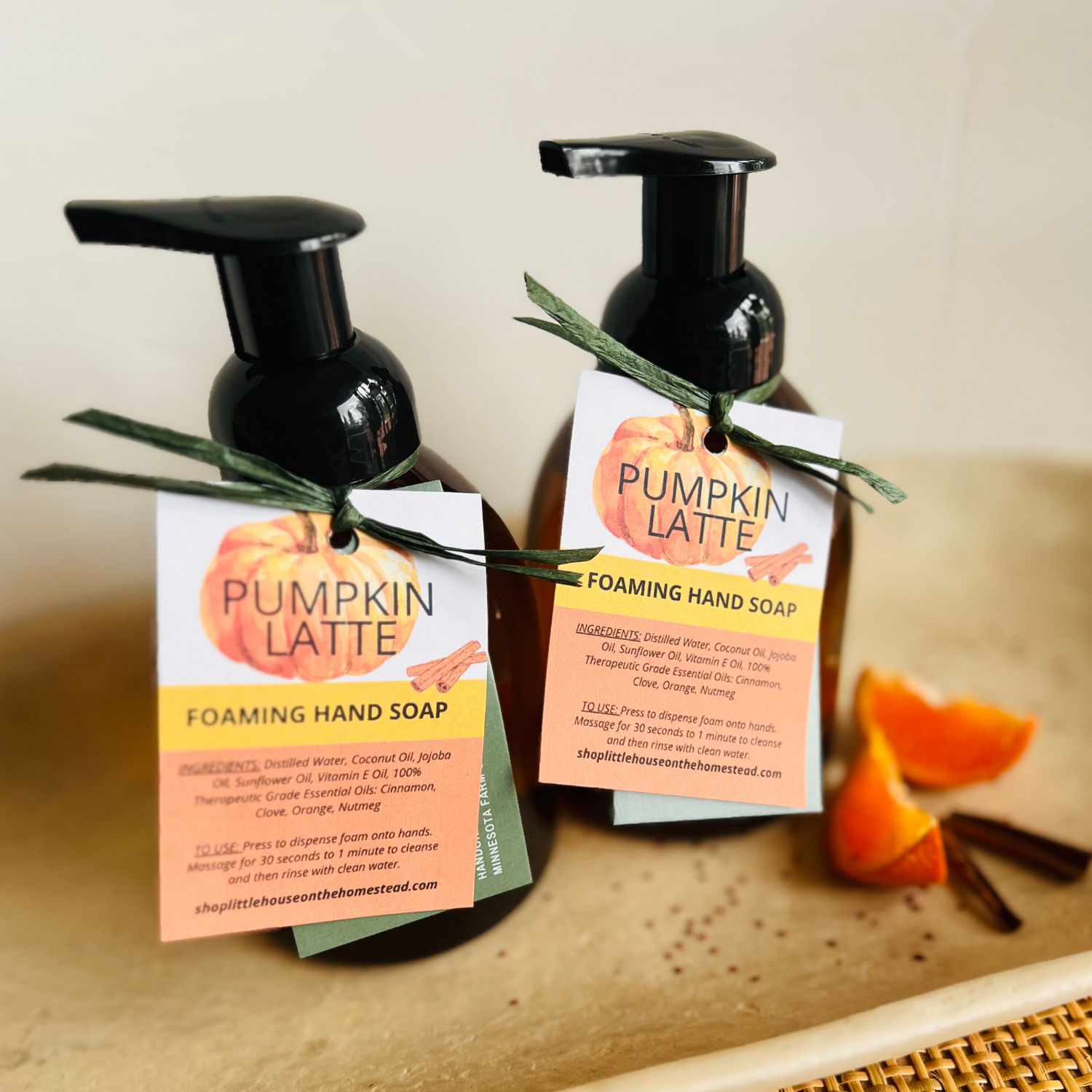 Pumpkin Latte Foaming Hand Soap – Fall Seasonal (17 oz)