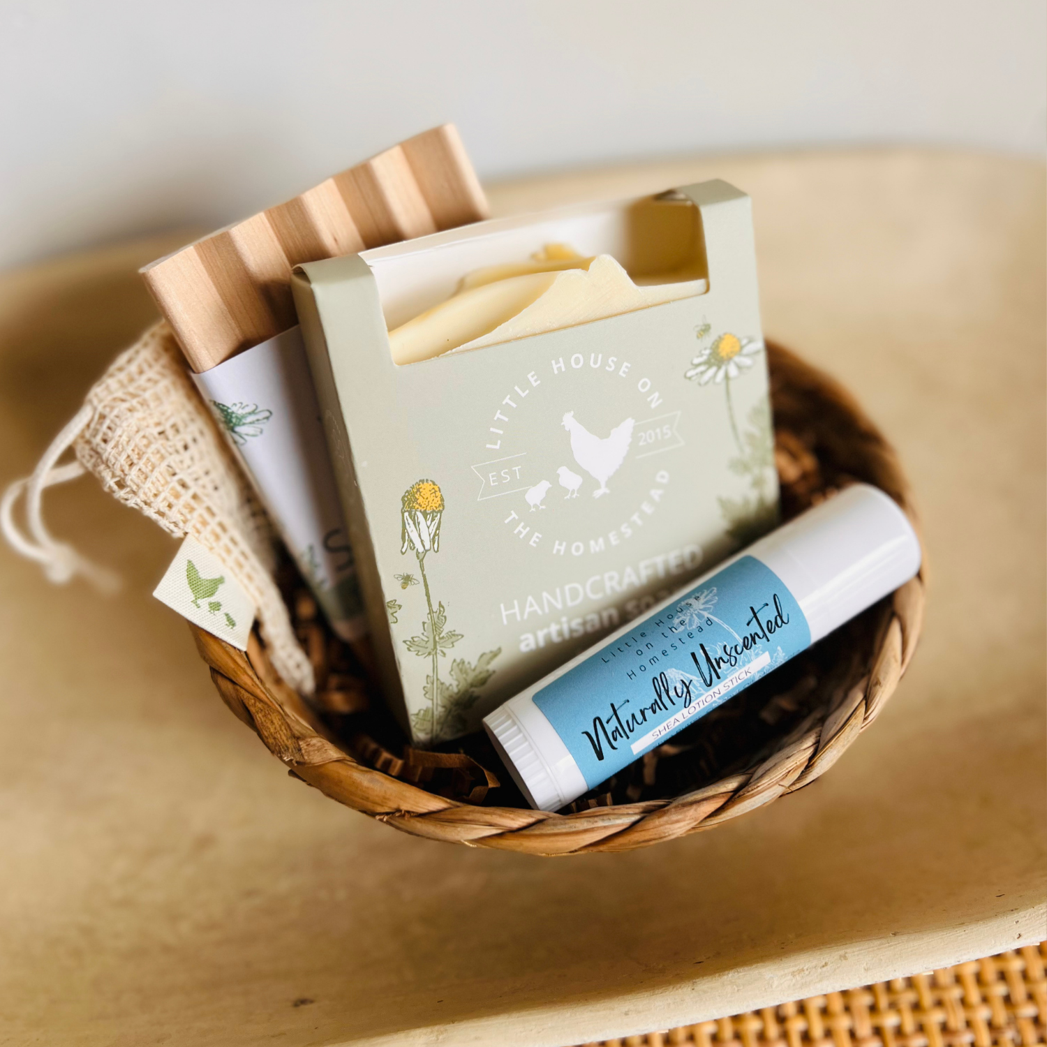 Shea Butter Bastille Soap & Lotion Stick Gift Set