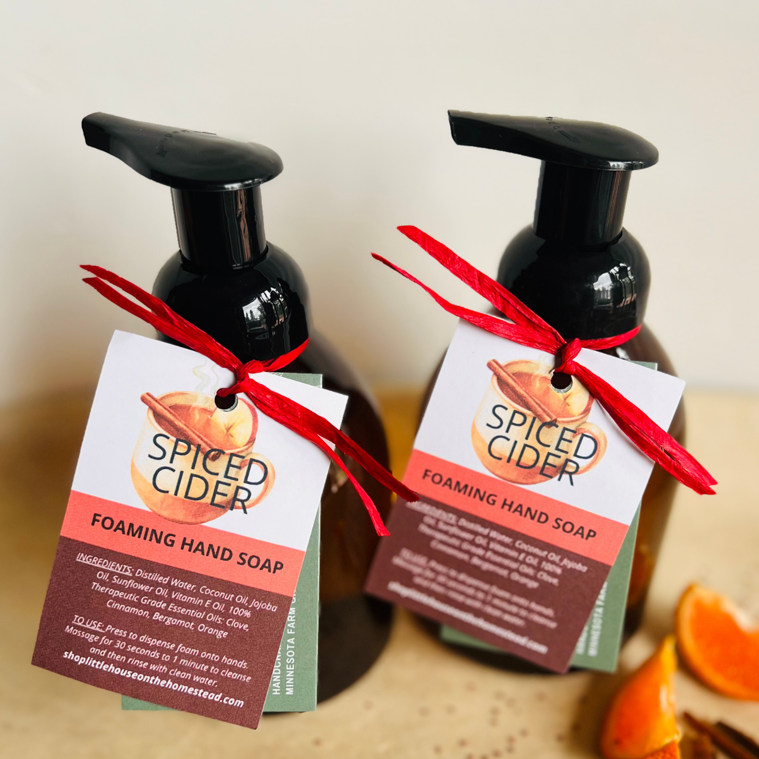 Spiced Cider Foaming Hand Soap – Fall Seasonal (17 oz)