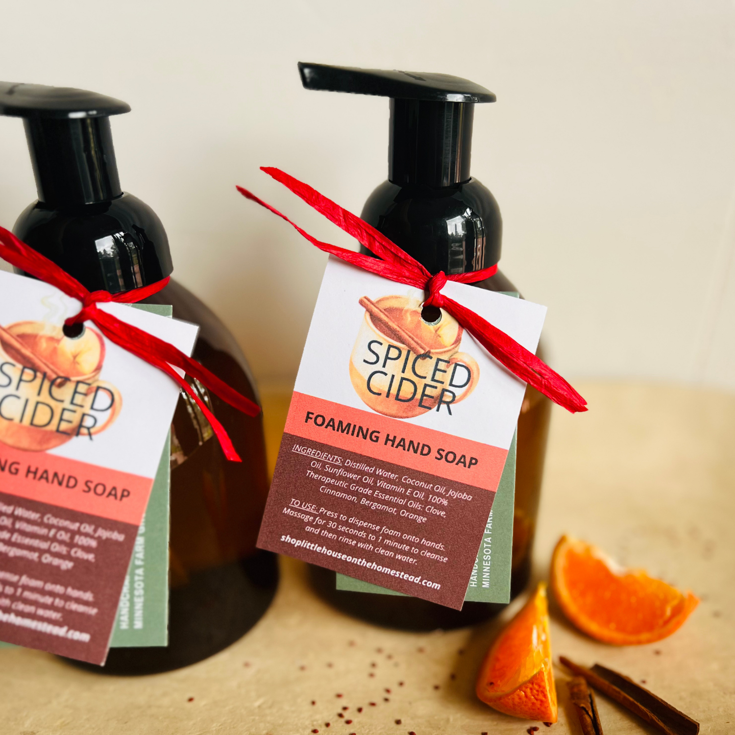 Spiced Cider Foaming Hand Soap – Fall Seasonal (17 oz)