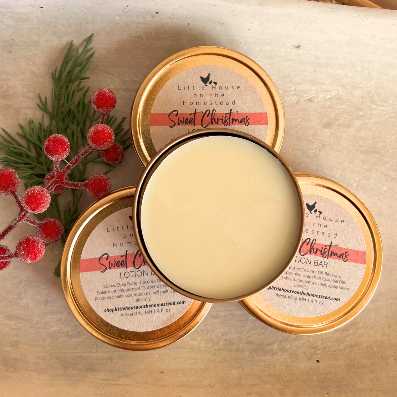 Sweet Christmas Lotion Bar