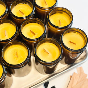 Seasonal Woodwick Beeswax Candles