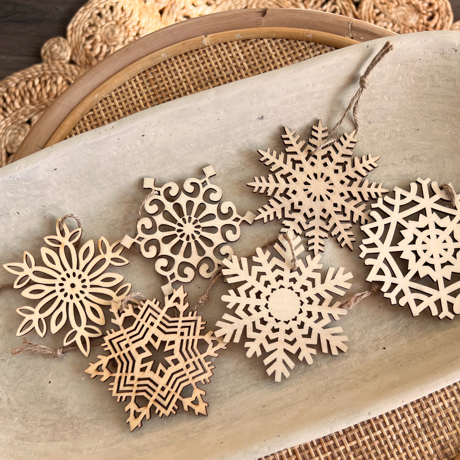 Boho Christmas Ornaments