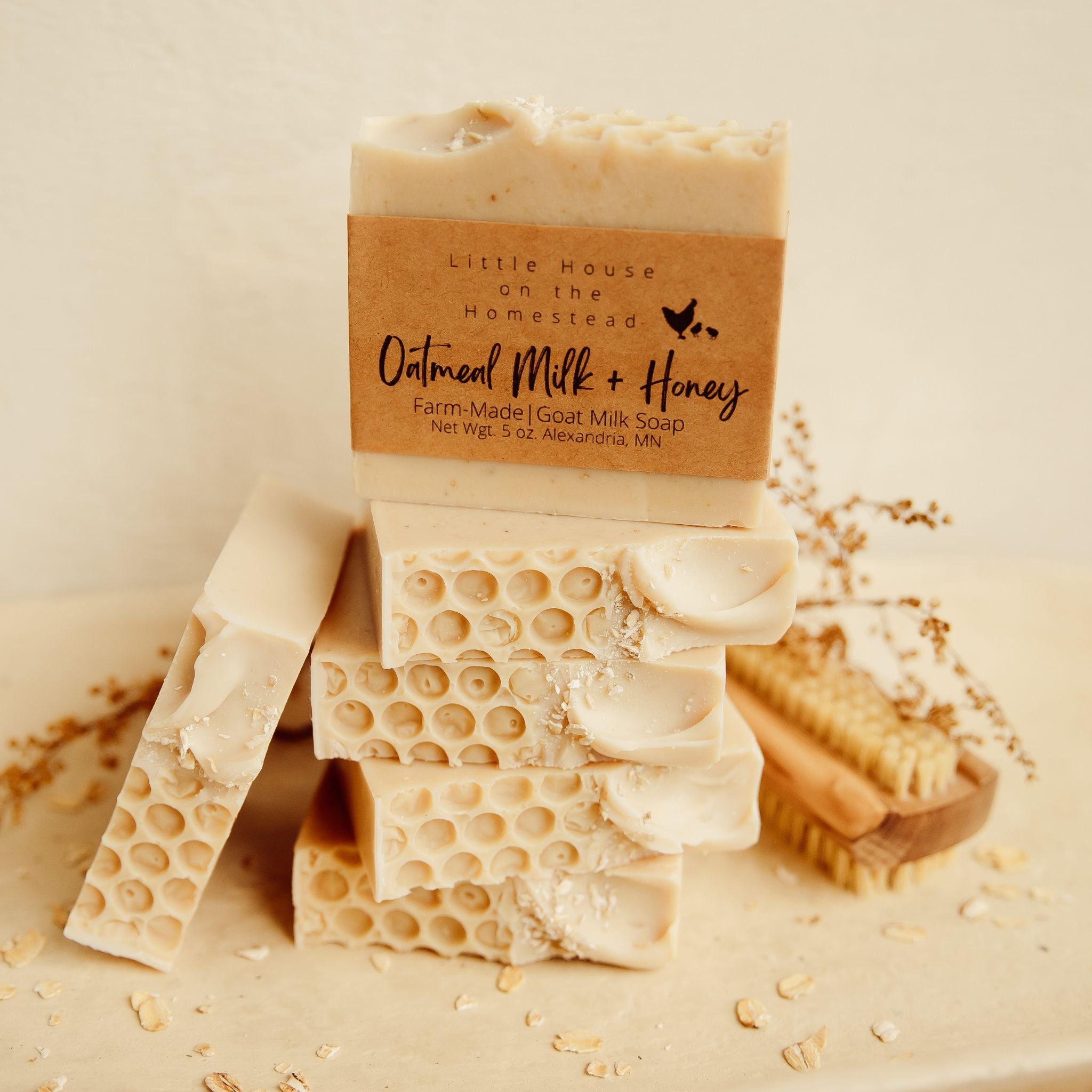 Oatmeal, Milk + Honey Artisan Soap