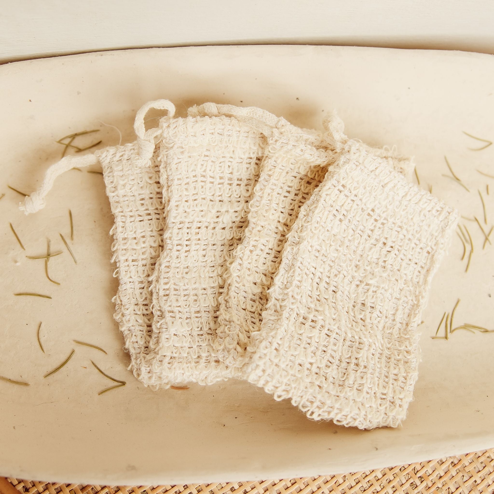 Sisal Soap Pouch