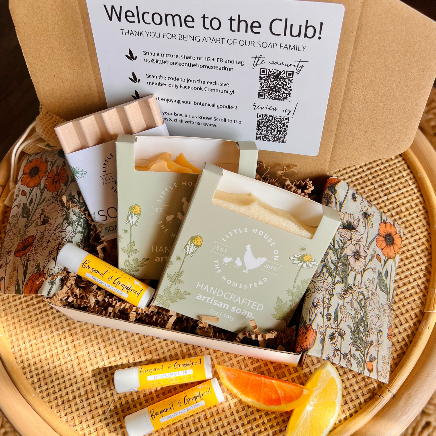 Botanical Soap Club Subscription