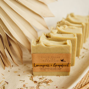 Lemongrass + Grapefruit Artisan Soap