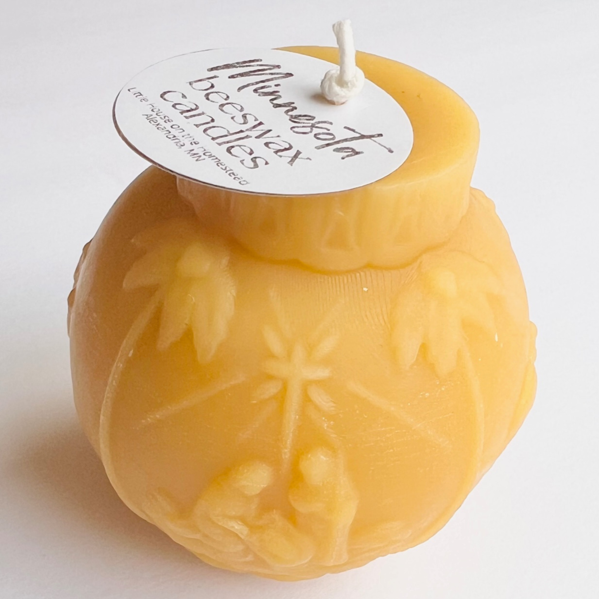 Christmas Ornament Beeswax Candles